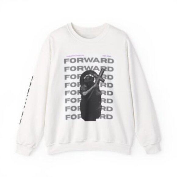 BUY ON ETSY Forward Christian Clothing | Philippians 4:13 Unisex Sweatshirt - Picture 2 of 4